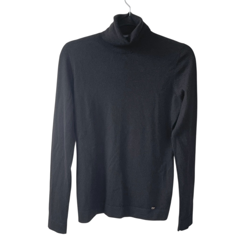 Gucci Black Cashmere Turtleneck Sweater M